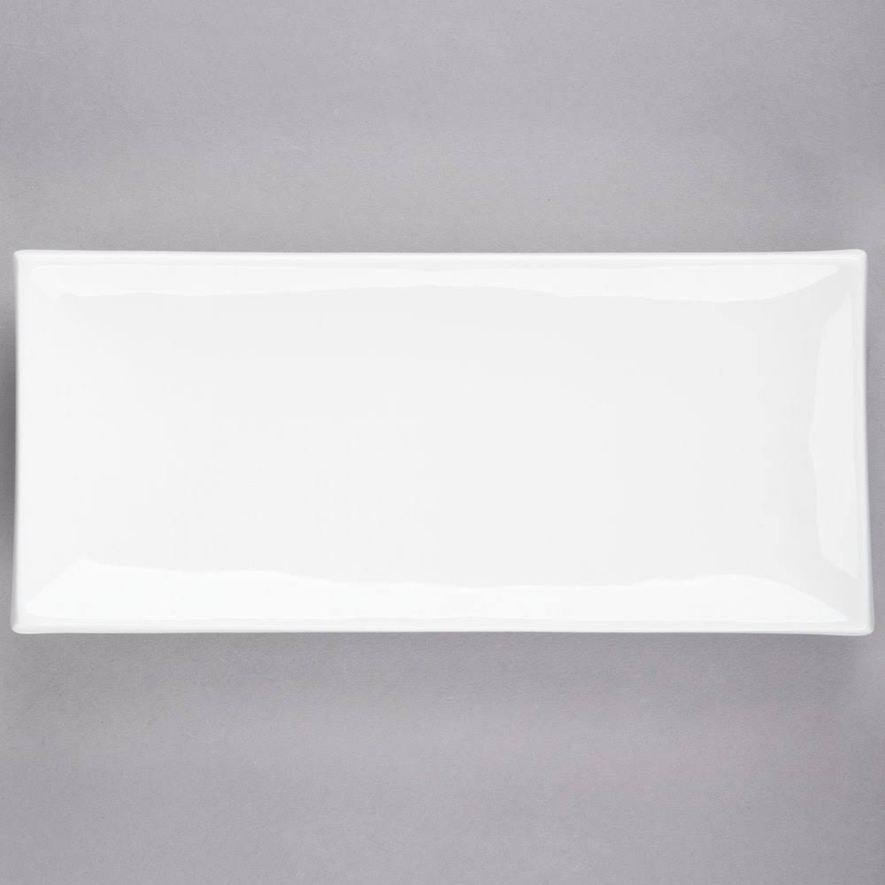 Porcelain Rectangular Platter 11-1/2in. x 5-1/4in. H13606