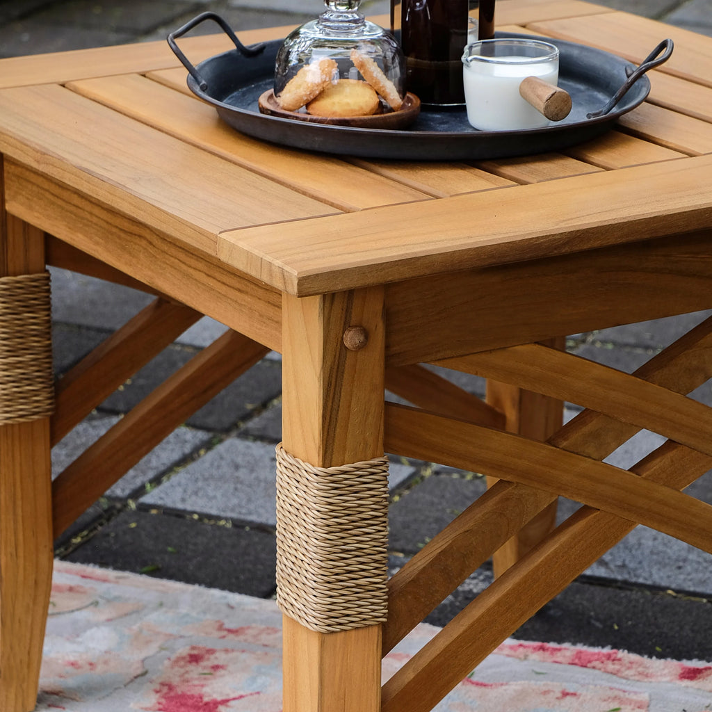 Teak Patio Side Table M512