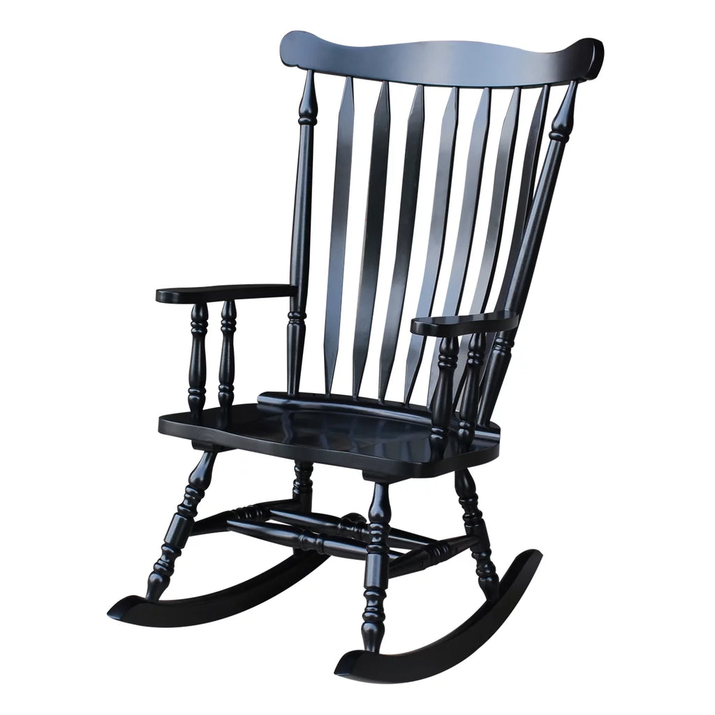 Antique Black Rocking Chair C1763