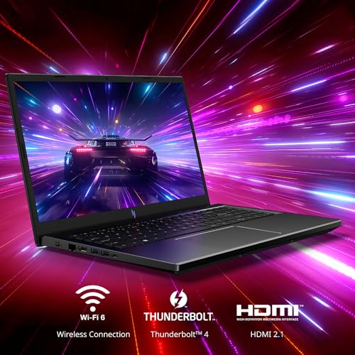 15.6" FHD IPS 144Hz Gaming Laptop with Intel Core i5, NVIDIA GeForce RTX 2050, 8GB DDR5, 512GB SSD O751
