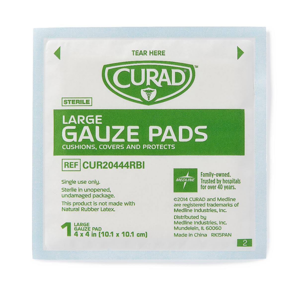 Sterile Nonwoven Gauze Pads 4inx4in 10 CT X527536