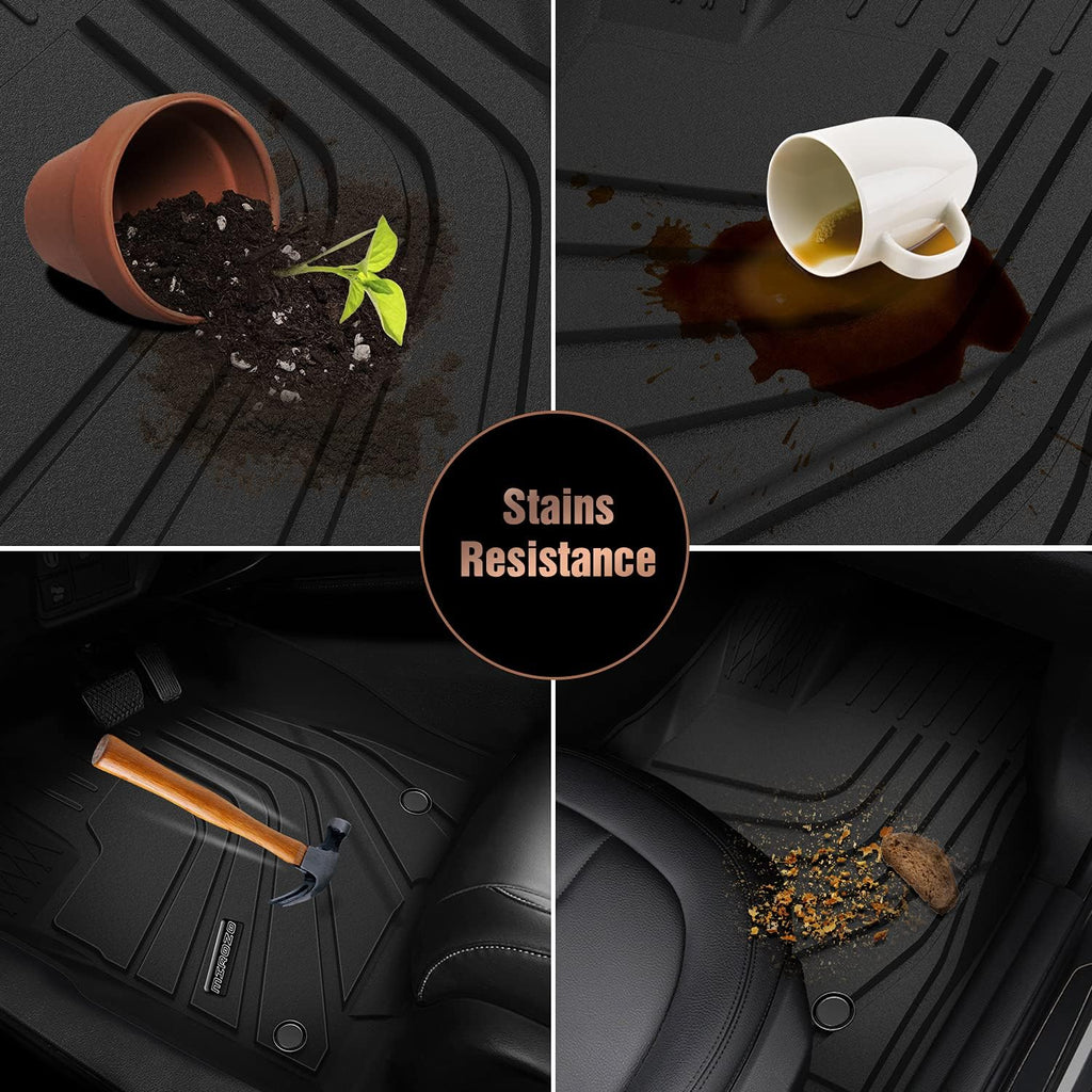 All Weather Custom Fit Floor Mats Set U381592