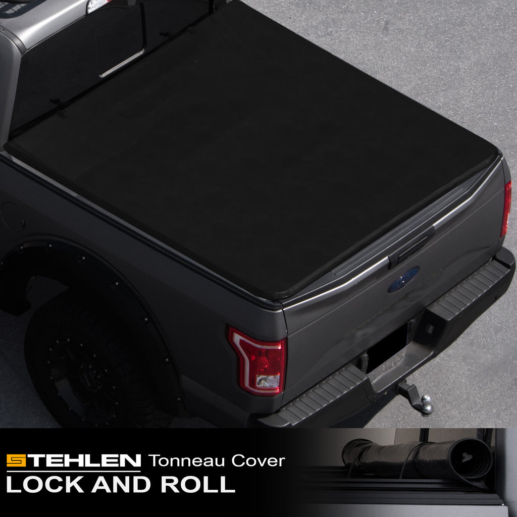 Lock And Roll Up Tonneau Cover Black 6.5 Feet Short Bed L49418
