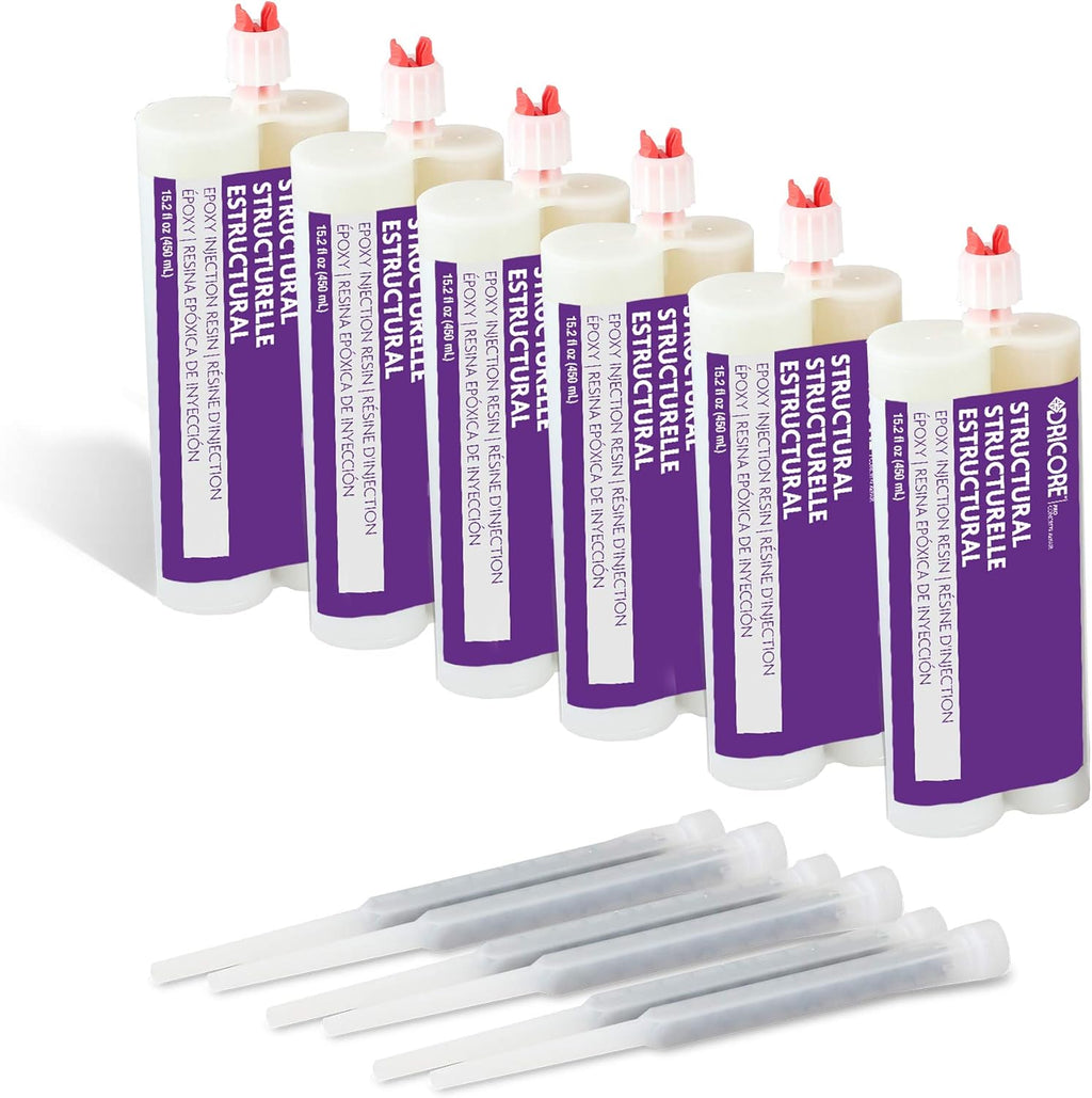 Concrete Repair Structural Epoxy Injection Resin (6 Pack) O34480