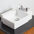 Ceramic Square Vessel Bathroom Sink H2482