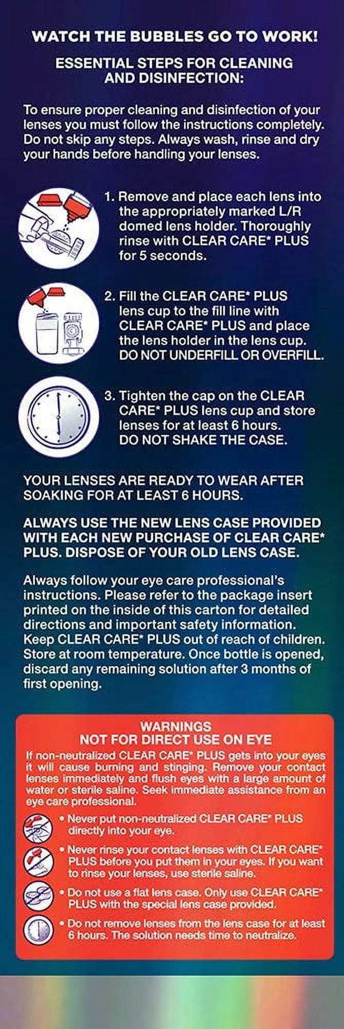 12 oz Contact Lens Cleaning and Disinfecting Solution J97144