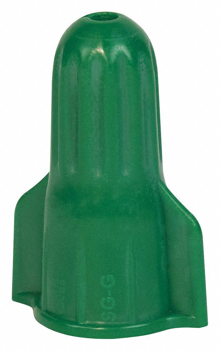 Twist on Wire Connector, Green, PK50 Y984