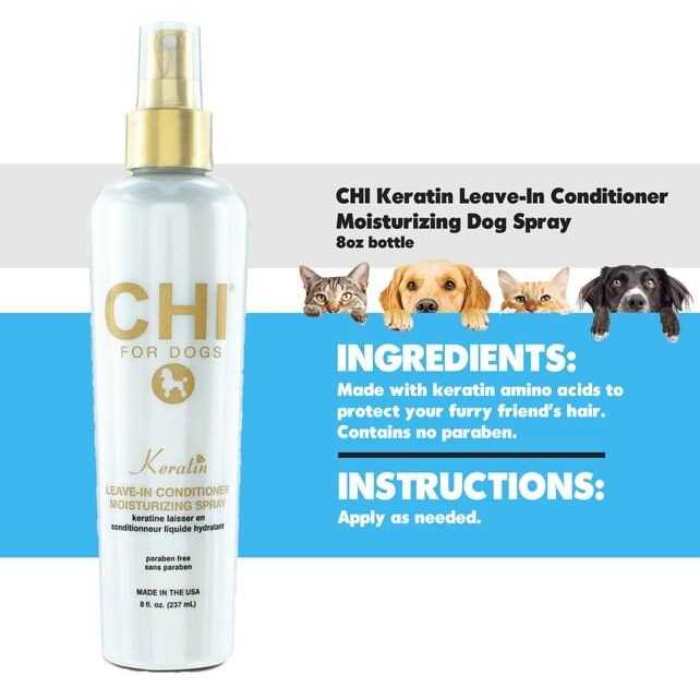 Keratin Leave-In Conditioner Moisturizing Dog Spray N2748