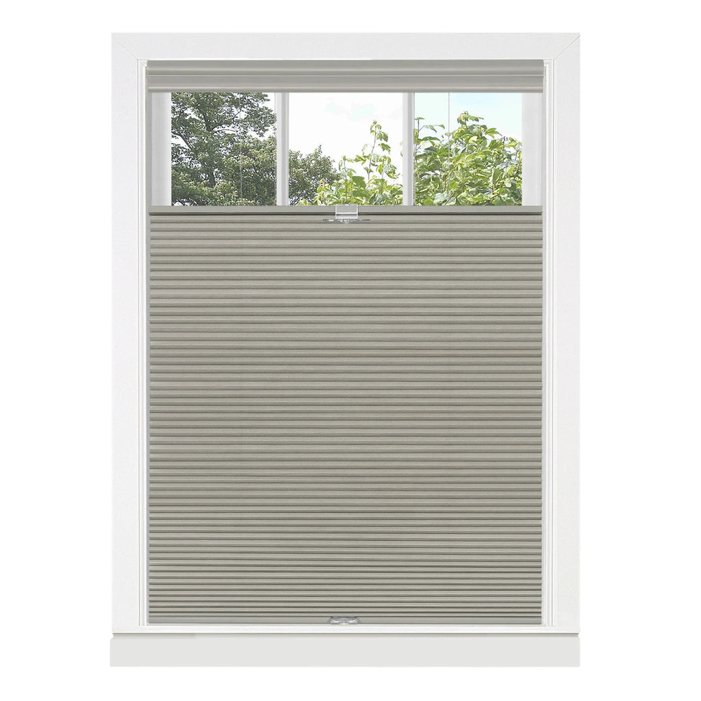Top Down-Bottom Up Cordless Honeycomb Cellular Shade 35"L x 64"W Dove Grey M7300