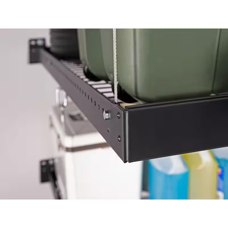 48 in. x 96 in. Steel Garage Wall Shelving in White M59218