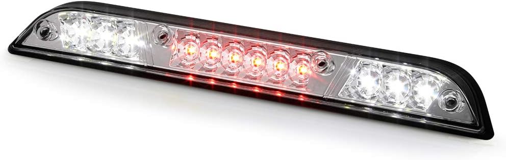 Chrome LED 3rd Brake Stop High Mount Center Roof Cargo Light Pack of 2 Z4064