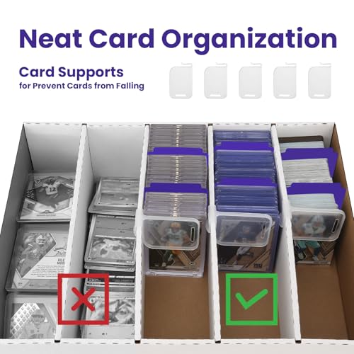 Trading Card Storage Box Holds 3940 Cards 2-Pack D2194