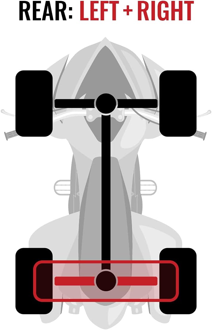 Rear Left Right Axles XT Pair for Polaris 800 Ranger RZR S 4 4X4 I7896