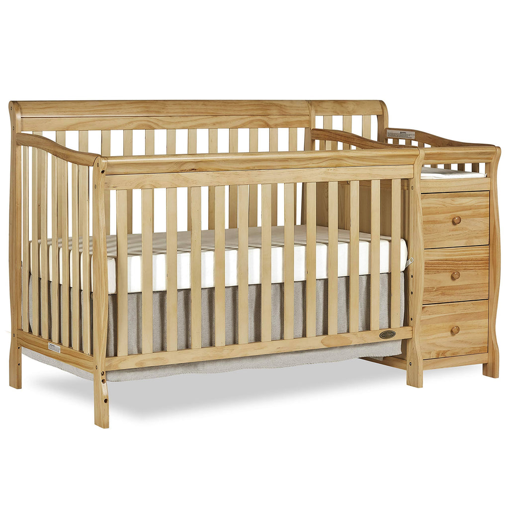 5-in-1 Convertible Crib with Changer - Natural Z776