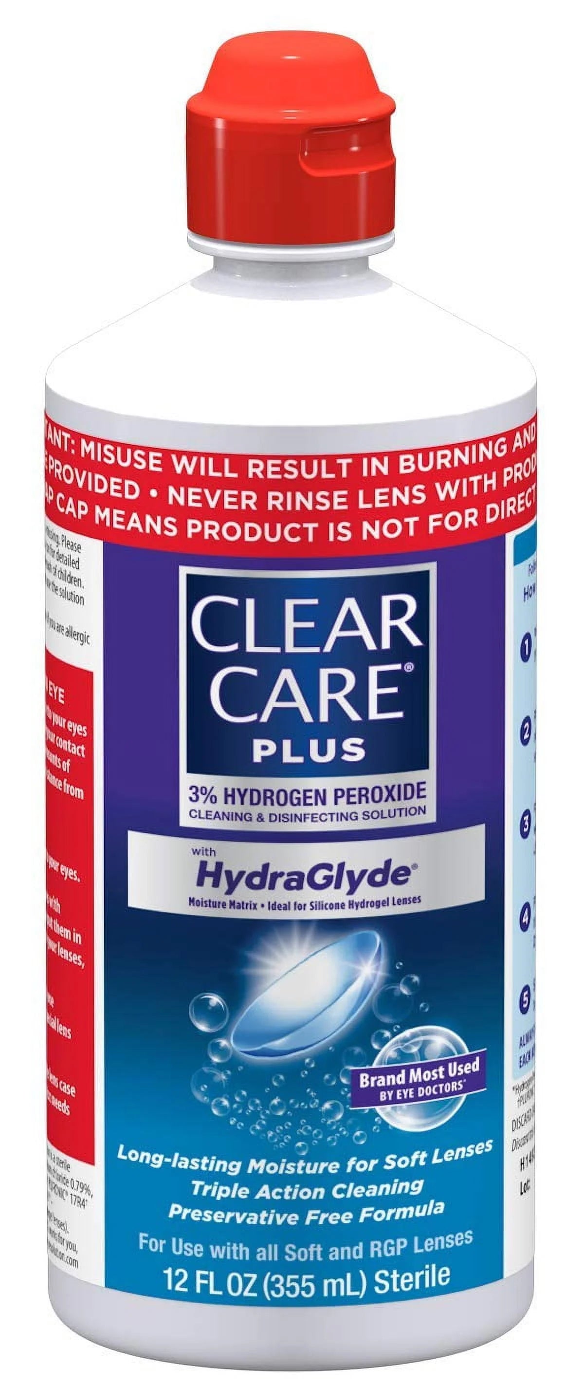 12 oz Contact Lens Cleaning and Disinfecting Solution J97144