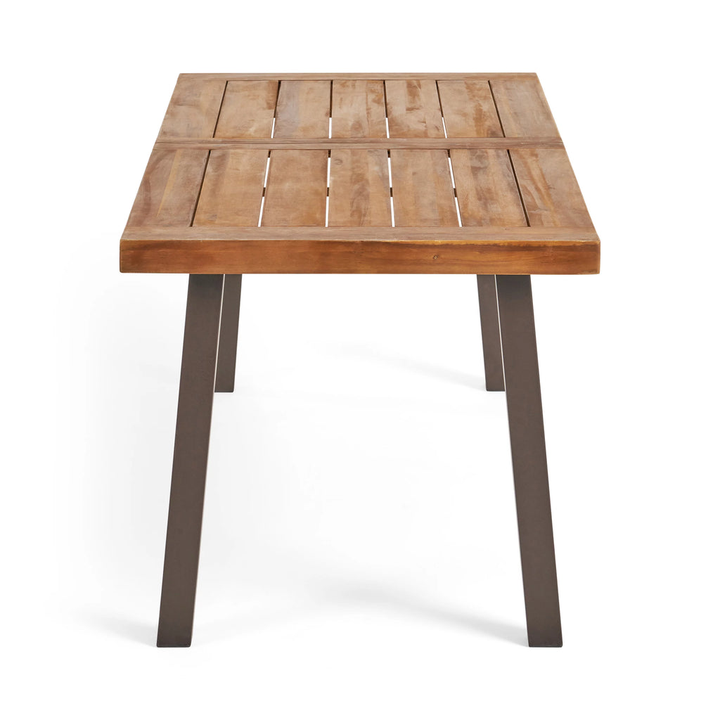 Acacia Wood 7 Piece Dining Set M600