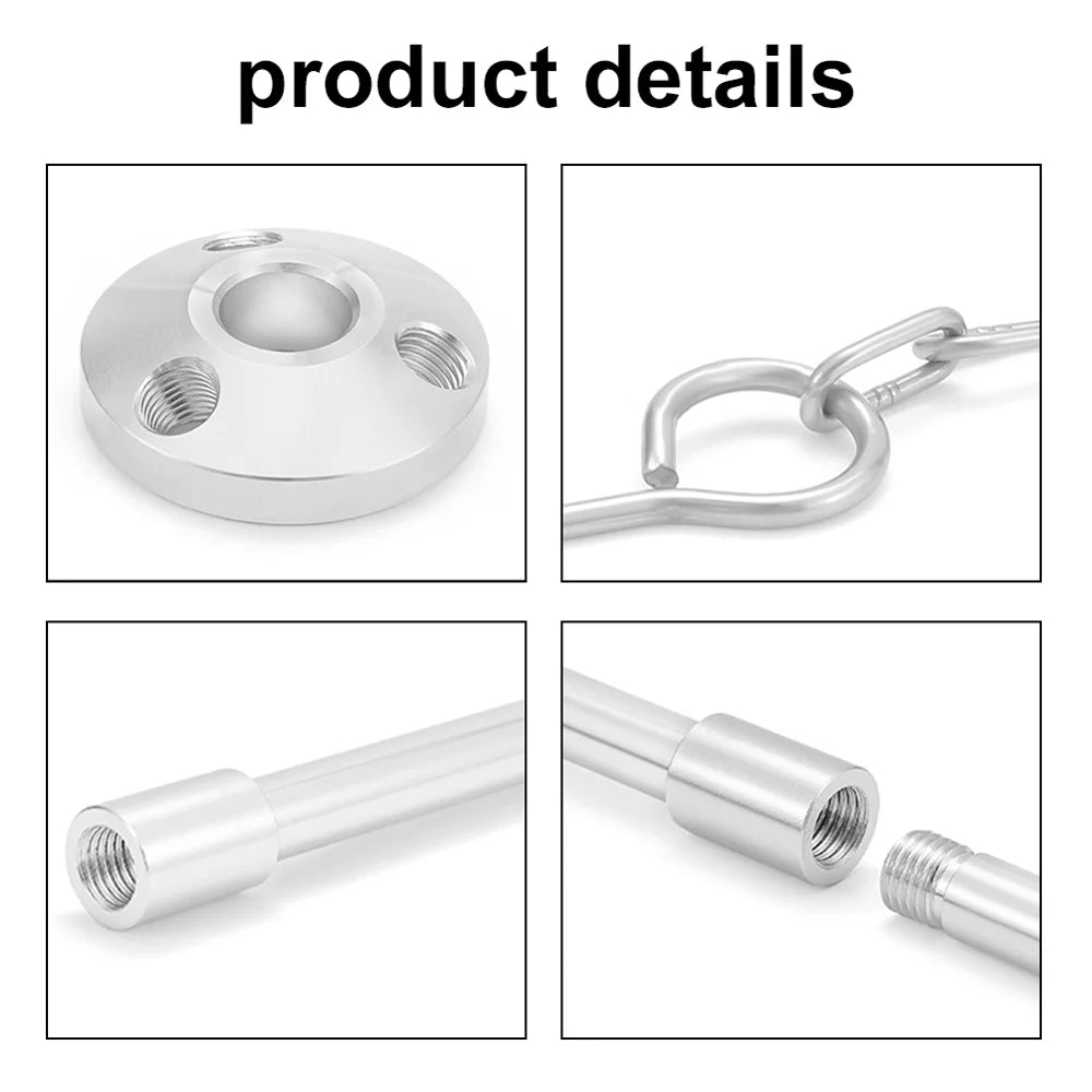 Portable Aluminum Alloy Campfire Tripod Folding Bracket Q5574