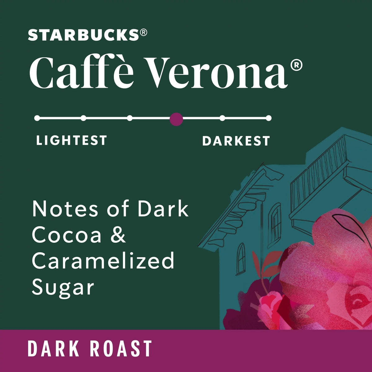 Dark Roast Whole Bean Arabica Coffee 18 oz R2822