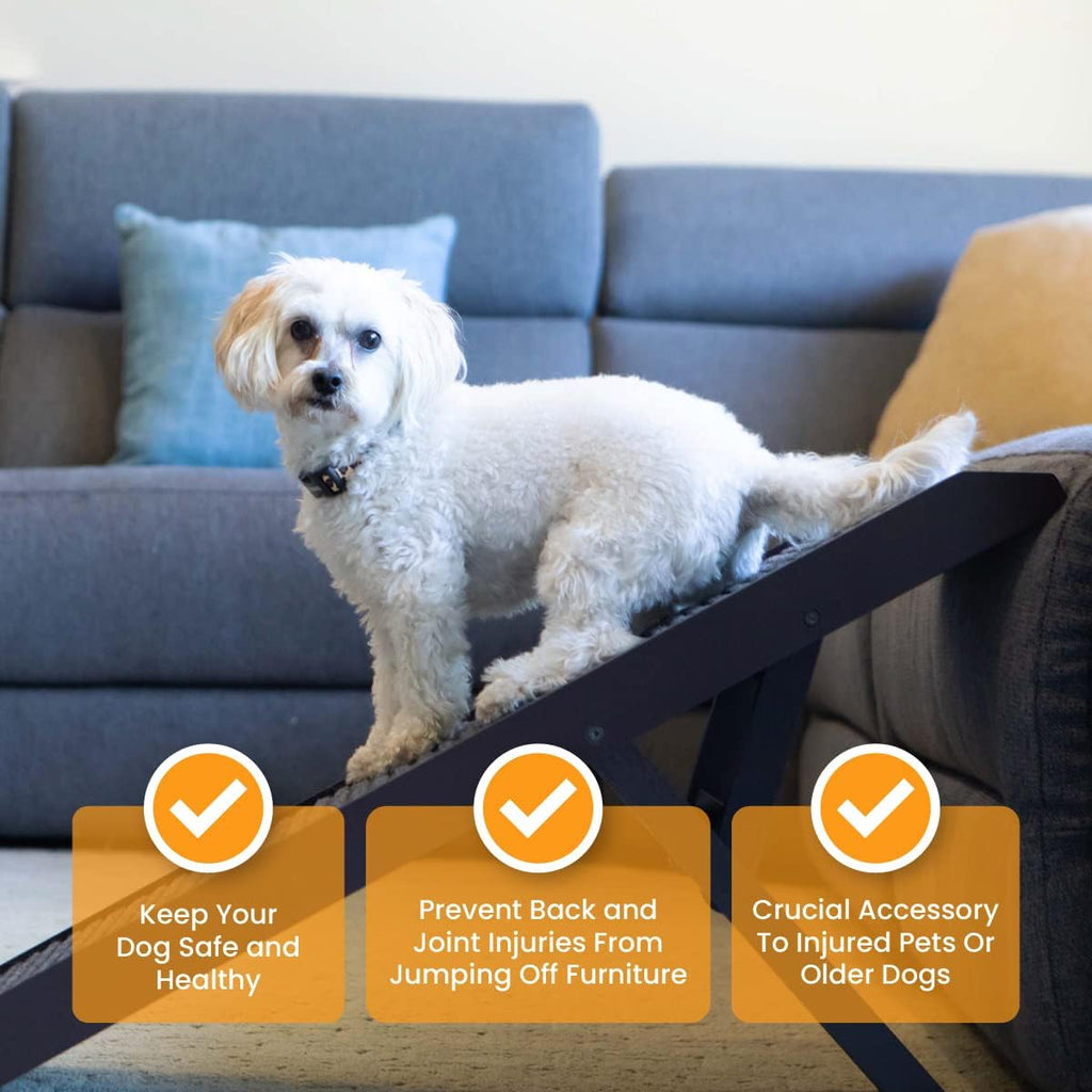 Folding Dog Ramp for Bed or Couch V9010