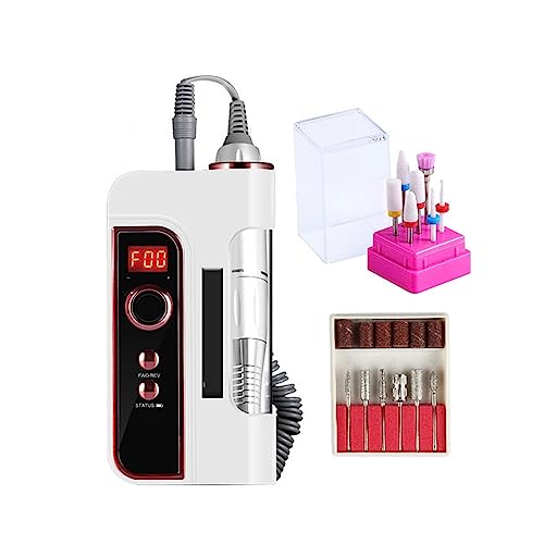 Electric Nail Drill 35000 RPM Portable Nail Polisher Grinding Device G8609