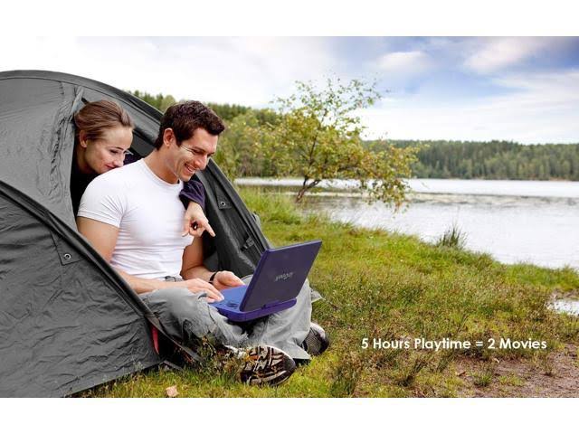 12.5x22 Portable DVD Player with Rechargeable Battery C982385