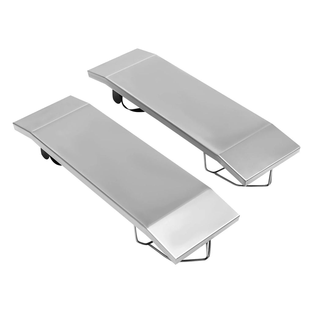 1 Pair Stainless Steel Moving Sliders with Concrete Knee Pads & Board Straps 28*8in O738