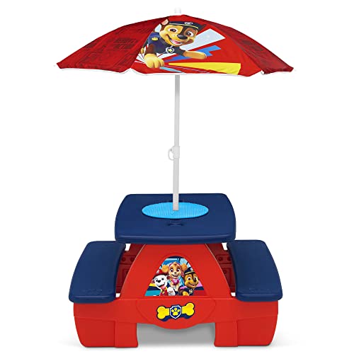4 Seat Activity Picnic Table with Umbrella C587
