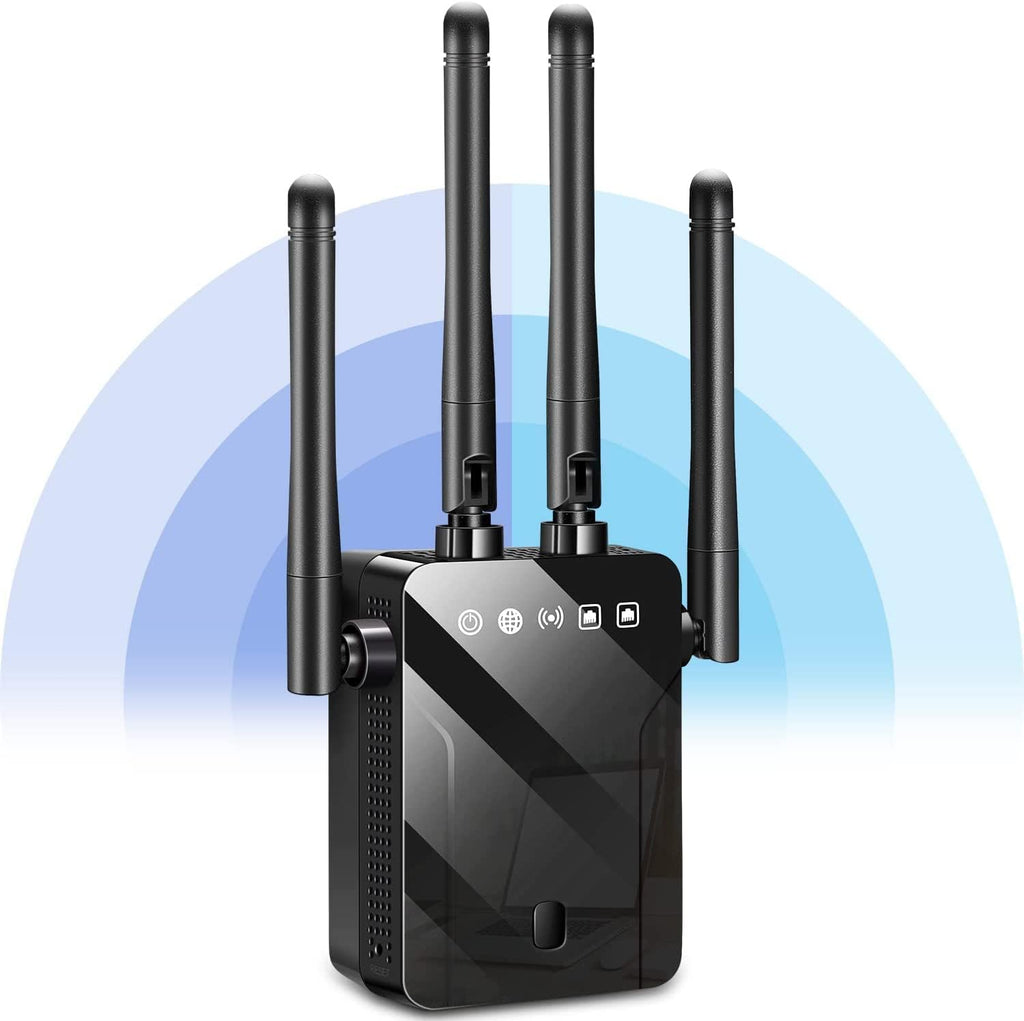 WiFi Range Extender 1200Mbps with Ethernet Port Pack of 2 W89850