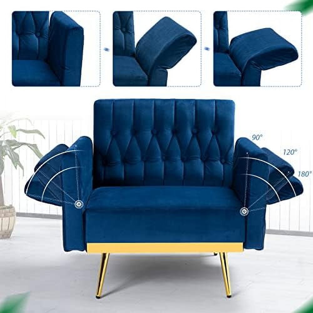 Grey Velvet Accent Chair with Ottoman and Pillow A76699