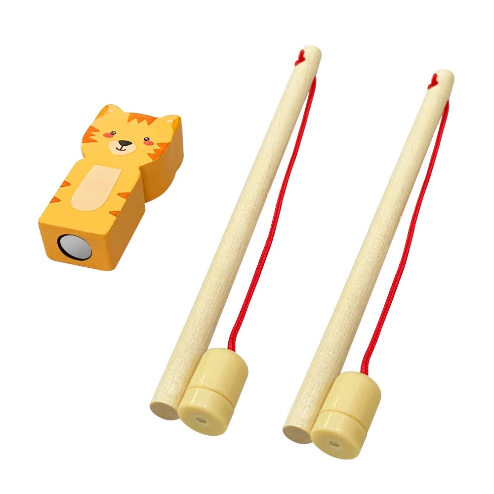 Montessori Wooden Magnetic Fishing Toy Y6020