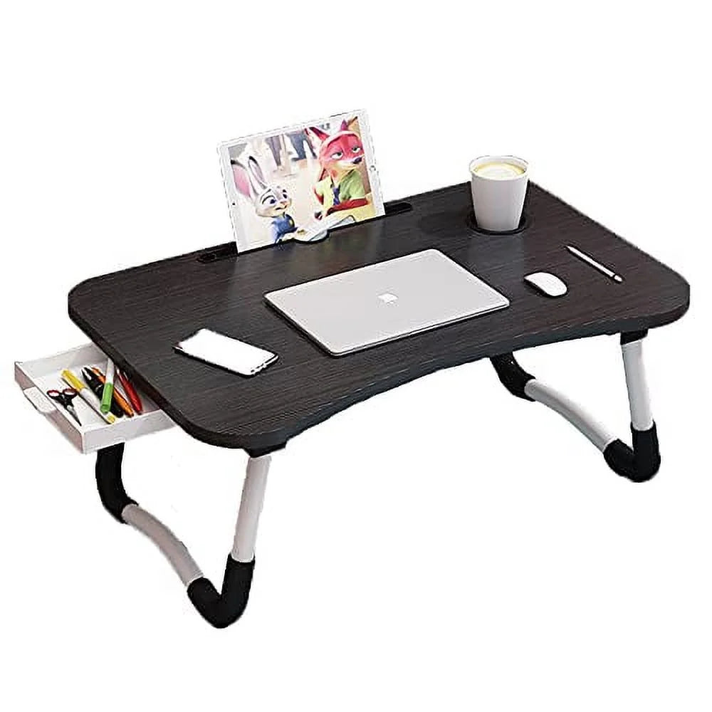 Foldable Laptop Desk with Drawer U8978