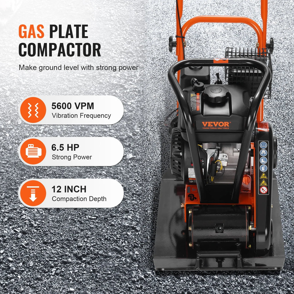 78.5cc Walk-Behind Plate Compactor H239012