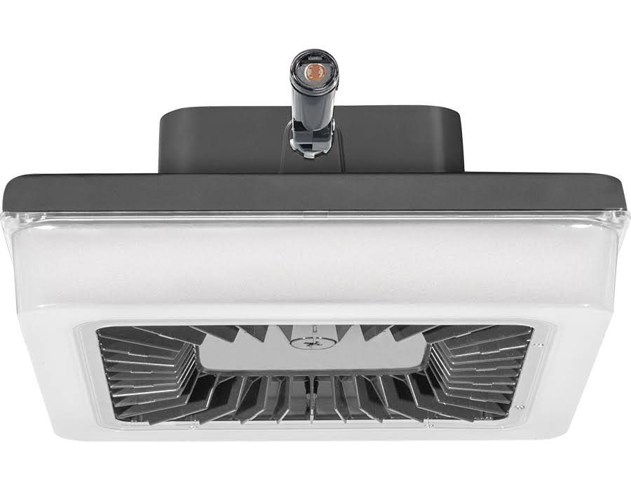 14 inch 42W Neutral LED 277V Swivel Photocell Polycarbonate Lens Bronze Ceiling Light S73691