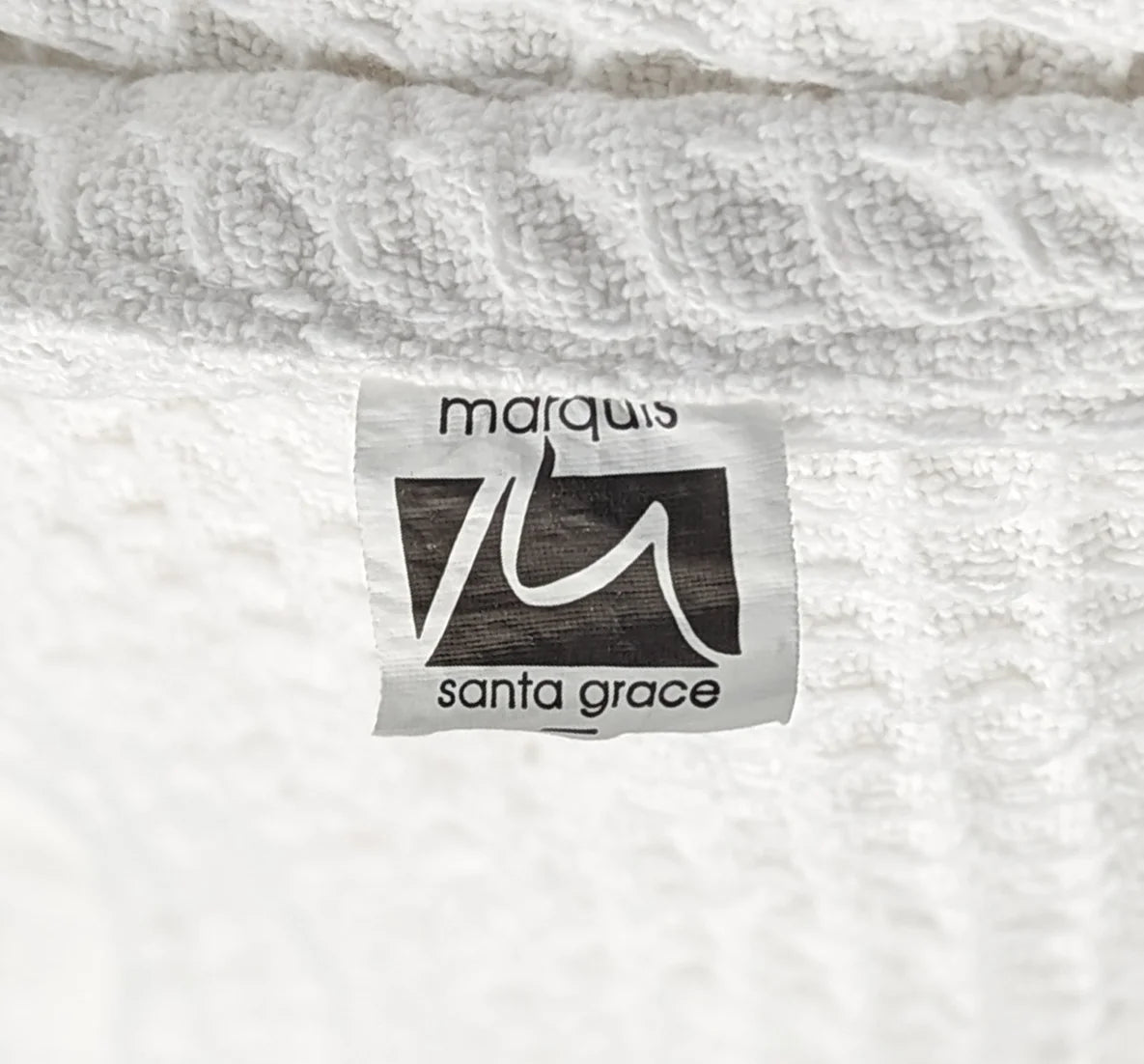 100% Cotton King White Waffle Blanket G540
