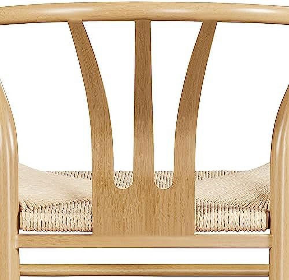 Black Rattan Metal Dining Chair with Hemp Seat I32836