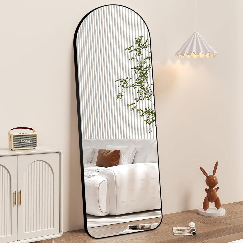 Black Arched Full Length Floor Mirror X415