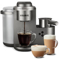 Single Serve K-Cup Pod Coffee, Latte and Cappuccino Maker, Nickel H469