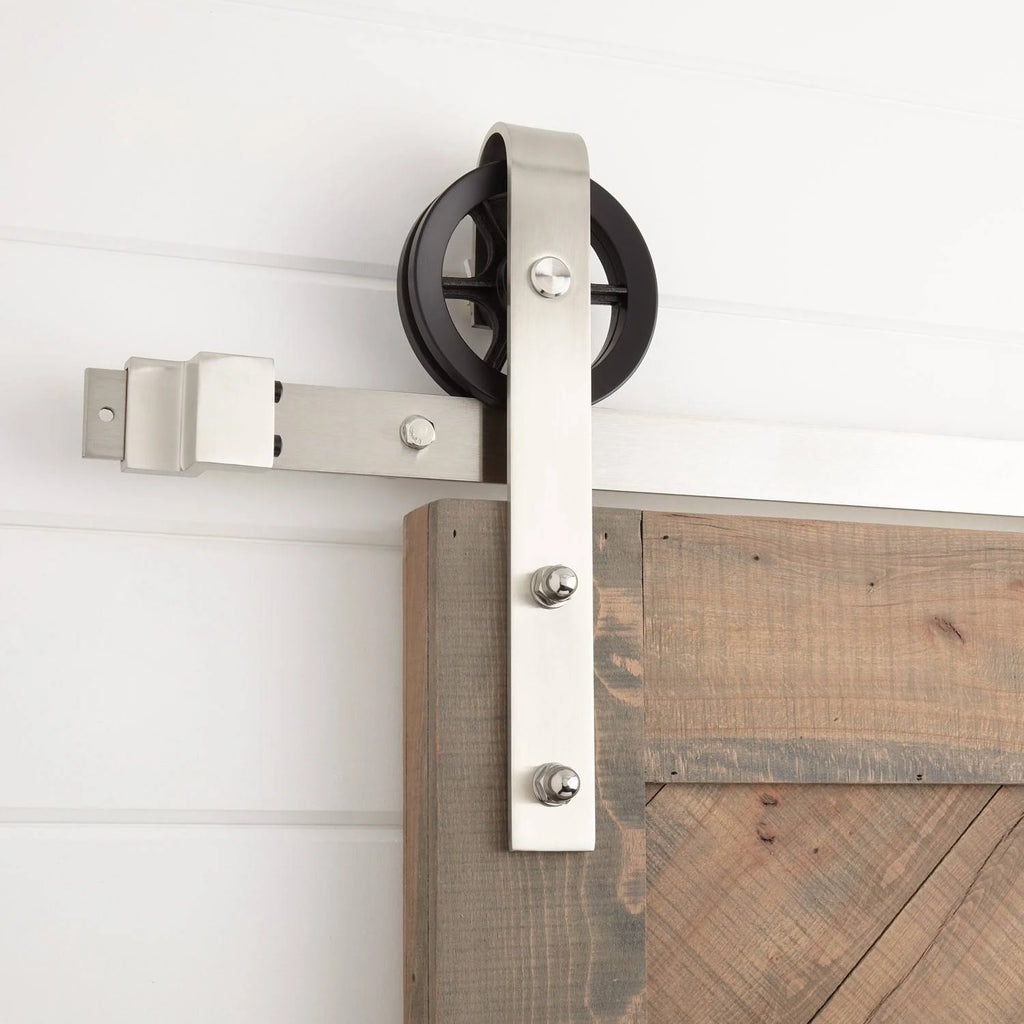 Barn Door Hardware Kit in Stainless Steel O13305