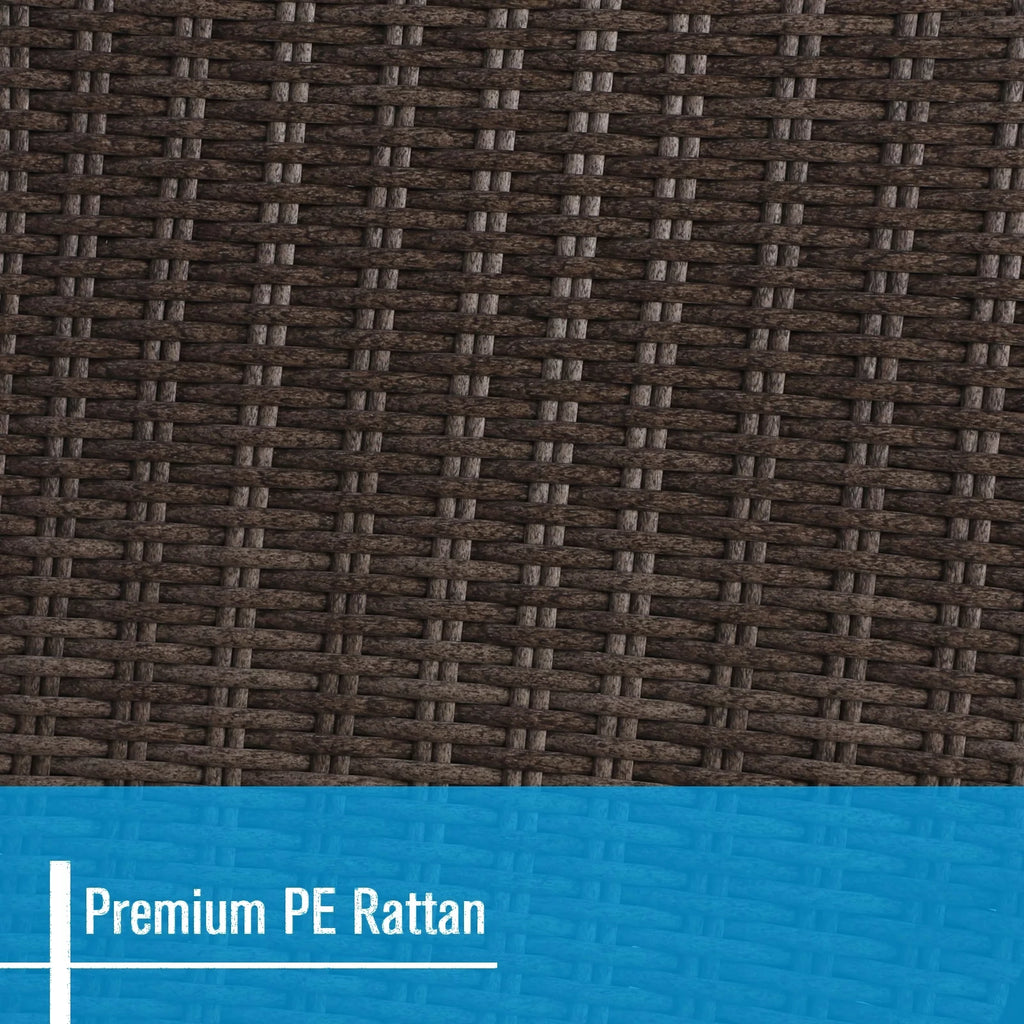 Wicker Rattan Bar Stools Set of 2 Q93128