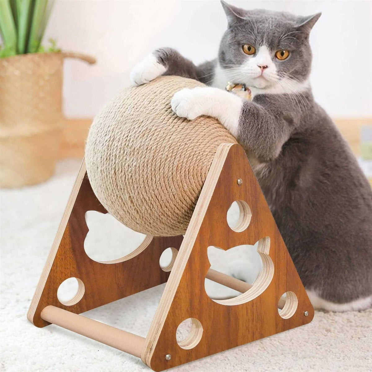 Natural Sisal Cat Scratching Ball S762