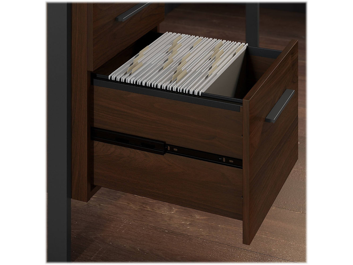 60W L Shaped Desk with Lateral File Cabinet X621033