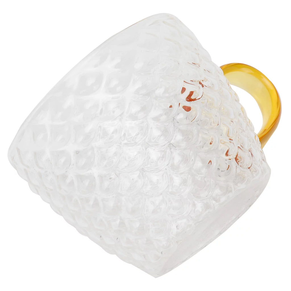 Heat Resistant Glass Cup with Handle 6Pcs Q555