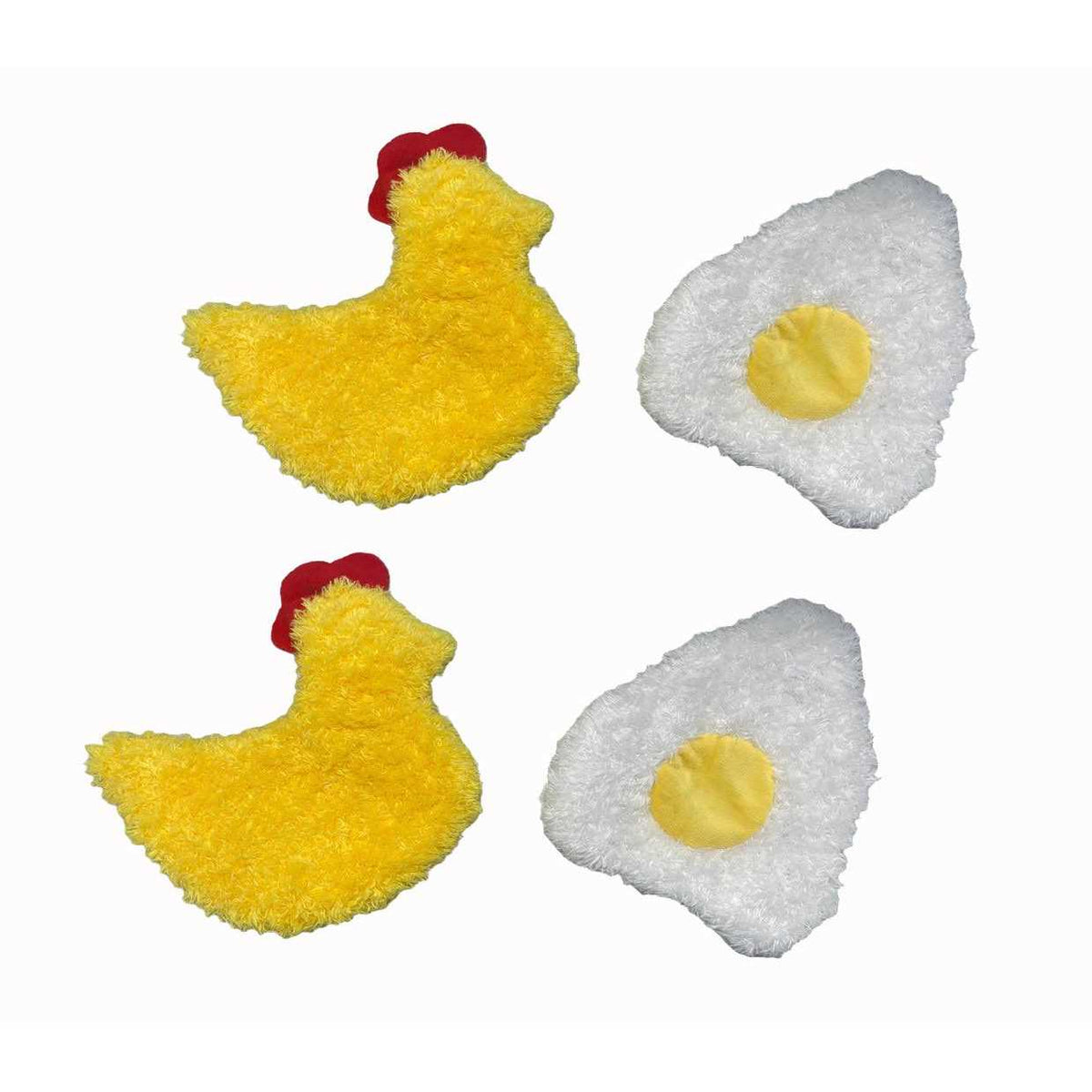 Chicken and Egg Paper Crinkle Squeaker Toys Z561084