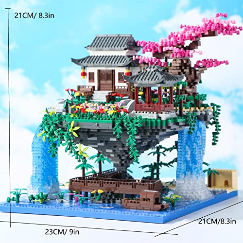 Cherry Blossom Tree Building Set with Lights 3320 Pcs L653