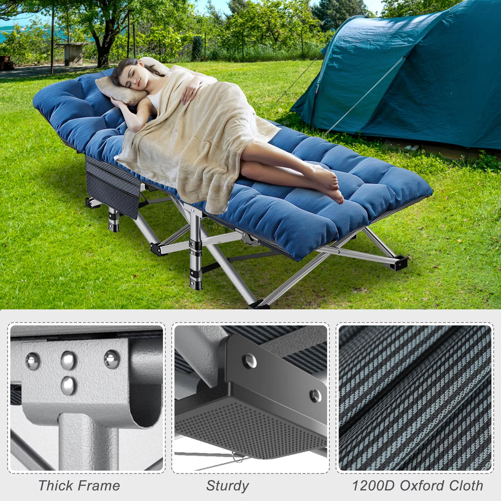 Folding Camping Cot with Carry Bag C924553