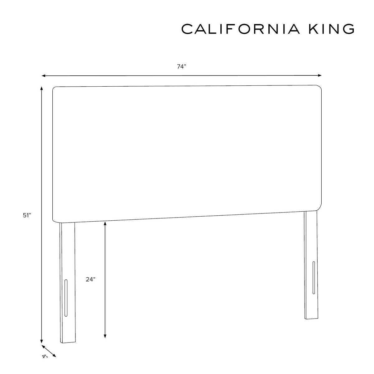 Twin Tufted Velvet Headboard L80627