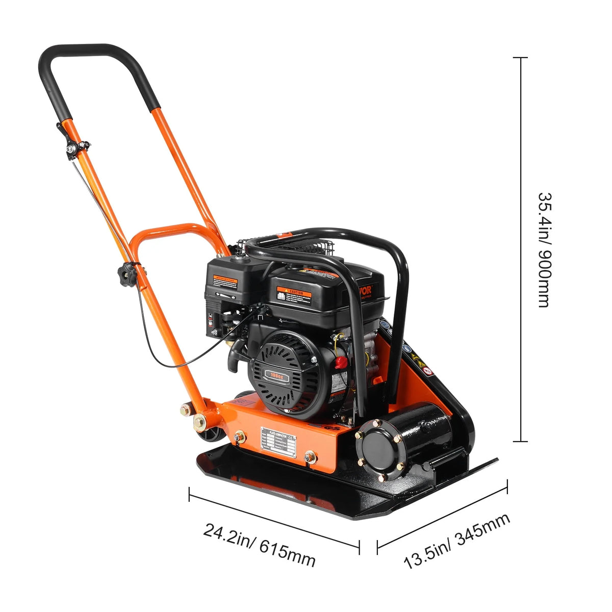 78.5cc Walk-Behind Plate Compactor H239012