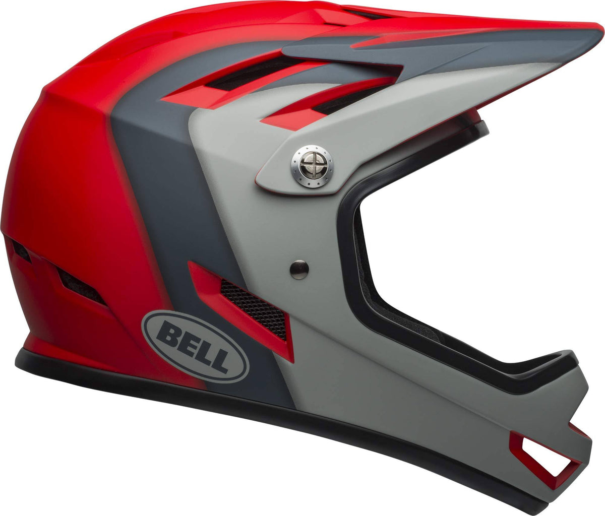 Matte Crimson Slate Gray Helmet Q1112