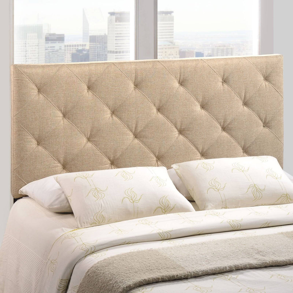 Twin Fabric Headboard, Gray D26095
