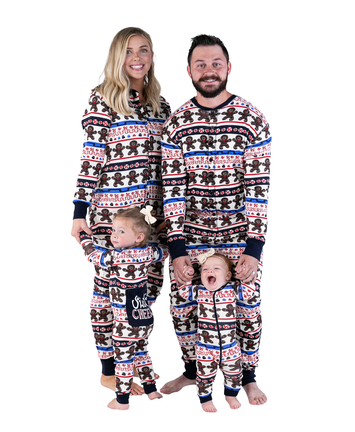 Sweet Cheeks Gingerbread XX-LARGE Matching Pajamas H2398